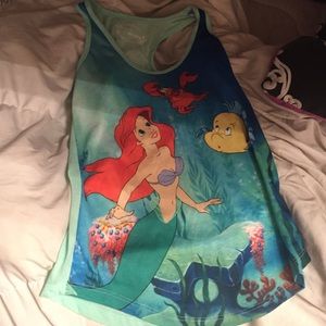 little mermaid tank