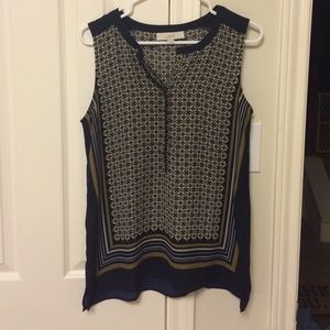 NWOT Ann Taylor LOFT sleeveless silky blouse