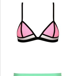 RESERVED Imitation Triangl - BubbleMint (top only)