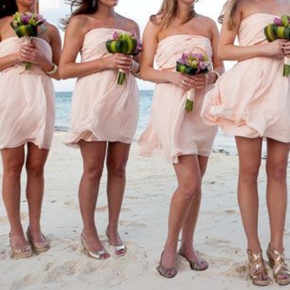 Blush Strapless Dress - Picture 3 of 3