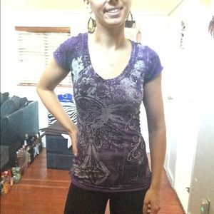 Purple Affliction shirt