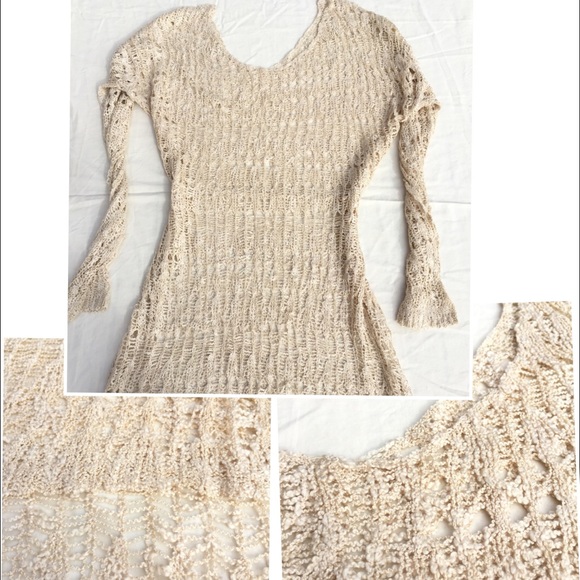 *SOLD OUT*🎉HP🎉Hi low crochet dress/coverup - Picture 4 of 4