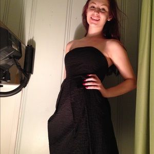J. CREW 100% Cotton Black Dress