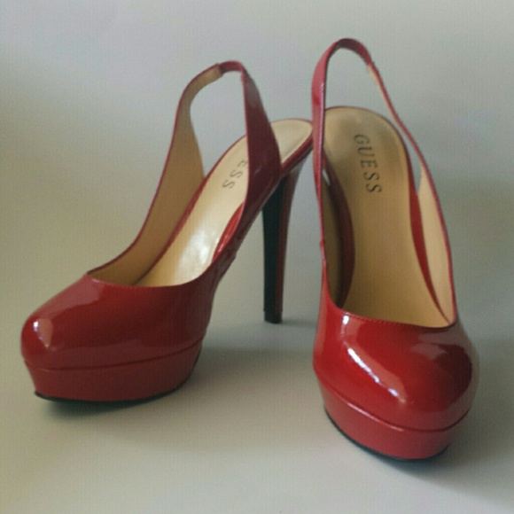 Reserved for @ pompita432 Guess red sling heels