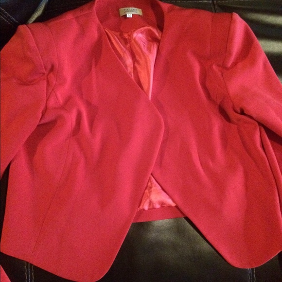 Bundle Cropped blazer/ scoop back tank dress