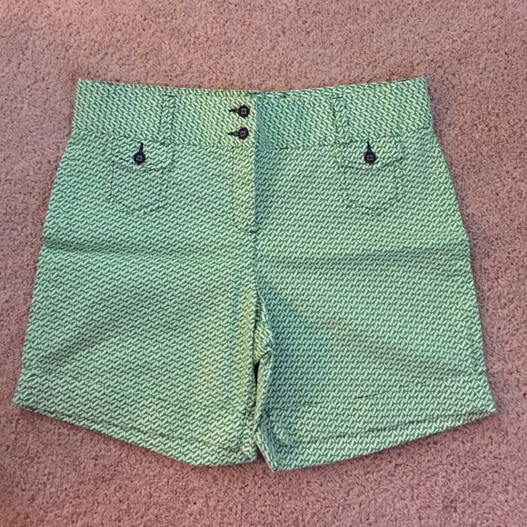 L.L. Bean Shore Green Bermuda style shorts