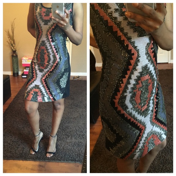 Franschesca's Sequin Tank Dress