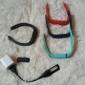 Fitbit Flex with 3 extra bands and charger