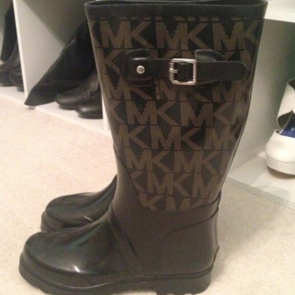 michael kors tall rain boots