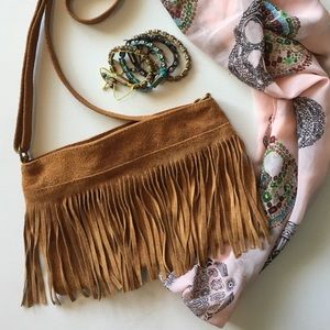 BUNDLE Brandy Melville bag + LF skull bracelet set