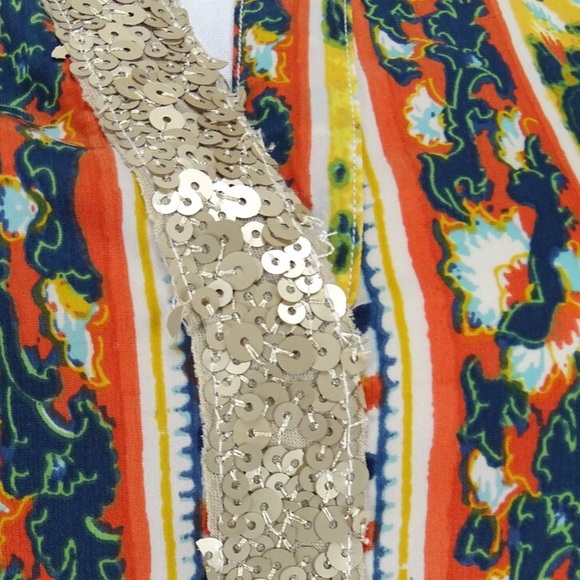 🔴🔴🔴🔴TINY XS Blouse SEQUINS Tunic - Picture 4 of 4