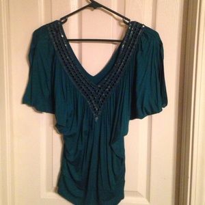 Small A'Gaci green blouse