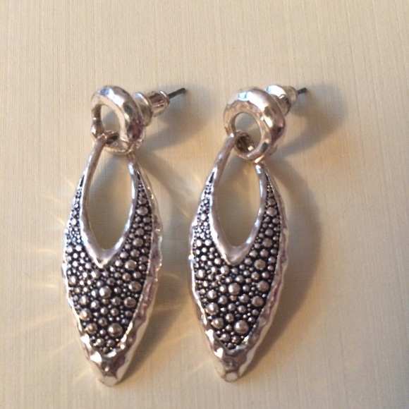 Silver earrings