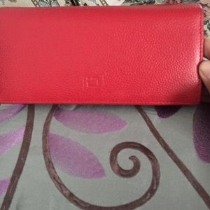 Red RFID wallet