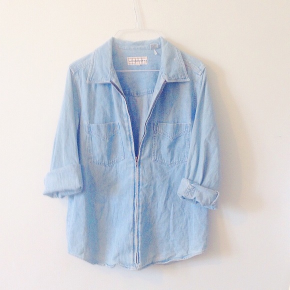 Vintage Denim Zip Shirt