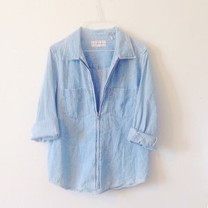 Vintage Denim Zip Shirt