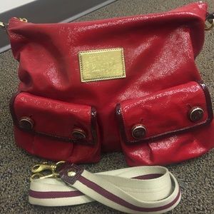 COACH Red patent leather Hobo