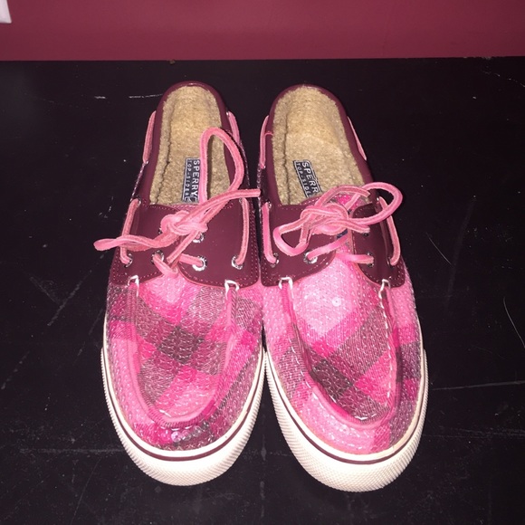 New pink sperrys!