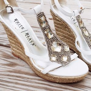 White House Black Market Spring Wedges (size 6)