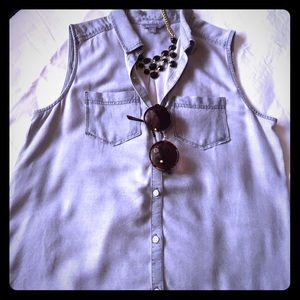 Nordstrom BP Rubbish button down chambray shirt