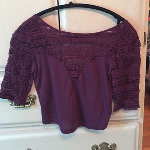 Bordeaux crop top
