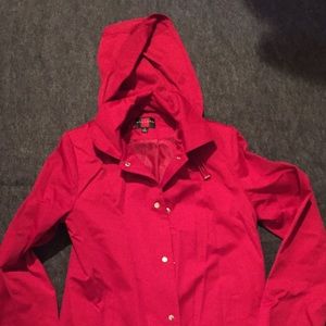 Red hooded Jacket