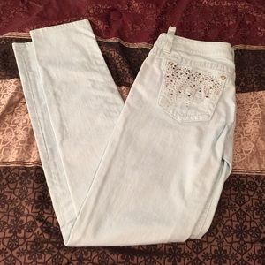 Miss Me Skinny Jeans Light Blue Size 30