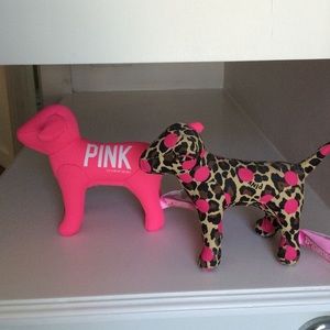 2 PINK dogs