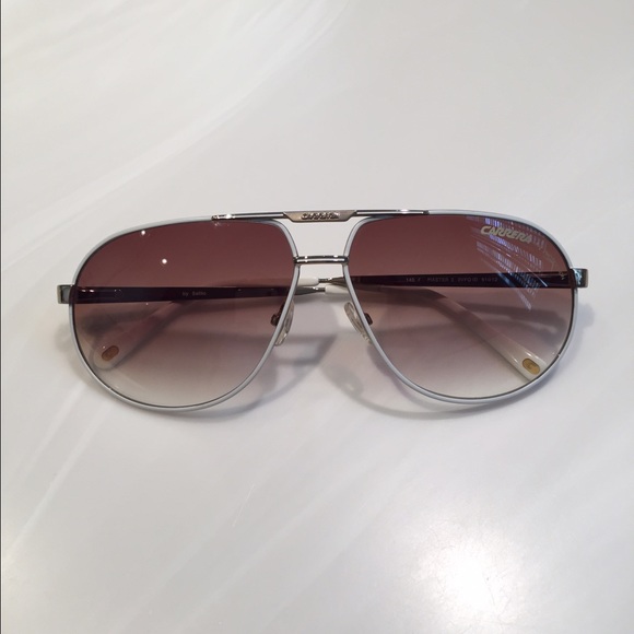 Carrera Master 2 VFQ Gold White Sunglasses