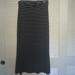 J. Crew factory jersey maxi skirt & jacket