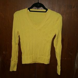 Yellow sweater