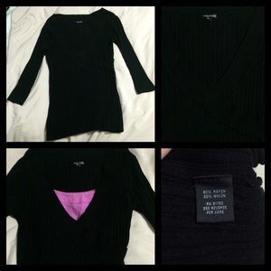 💝SOLD 💝in bundle Maurice's Black Sweater Top