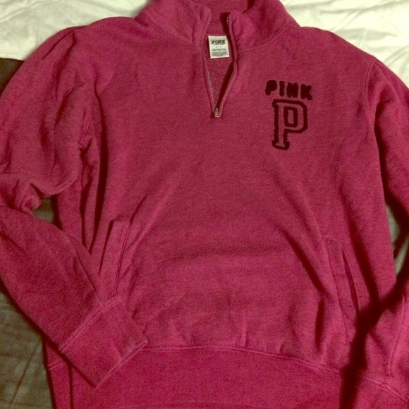 Maroon VS PINK sweatshirt.