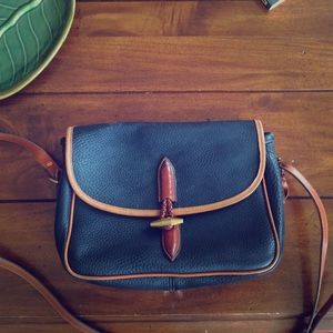 Dooney and Burke, classic black and brown bag