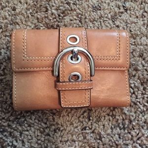 Coach trifold wallet