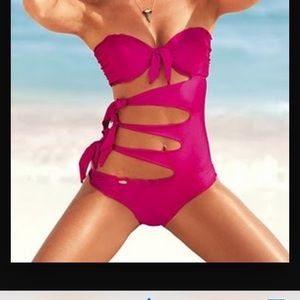 Fuschia monokini