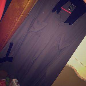 Cute Black Collard Button Up