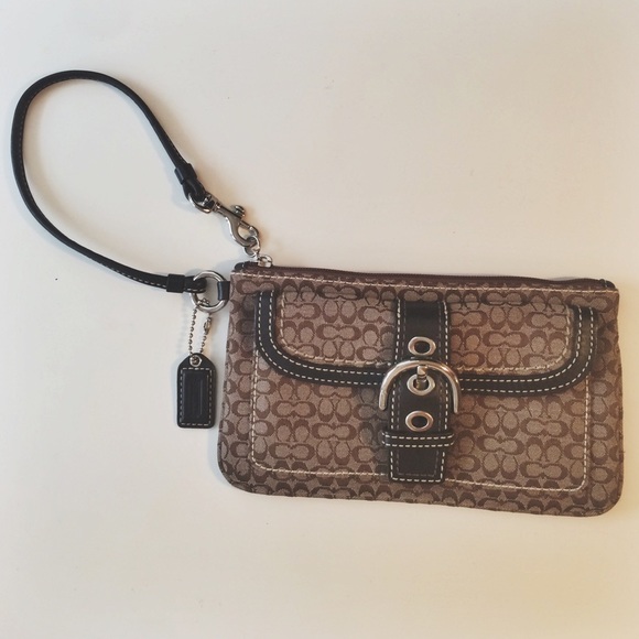 Classic Coach Wristlet