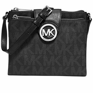 Black Michael Kors Cross Body Bag