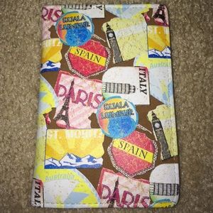 Unique Passport Cover w/ Country Stamps