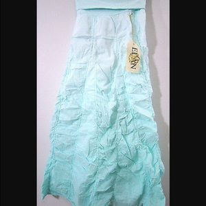 Elan Dip Died Maxi Skirt in CORAL