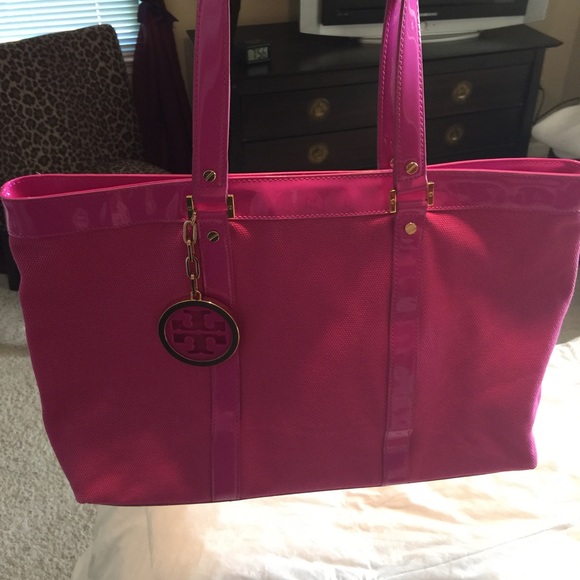 ❌SOLD❌Tory Burch Jane Large Pink Tote - Picture 2 of 4