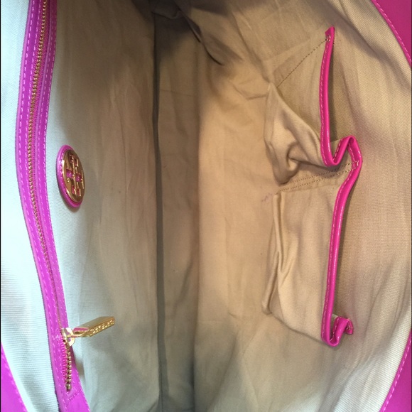 ❌SOLD❌Tory Burch Jane Large Pink Tote - Picture 3 of 4
