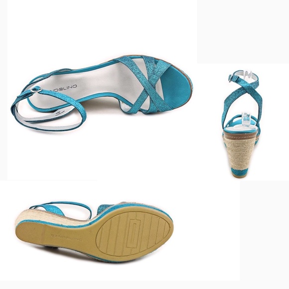 Bandolino Kahlia Wedge Sparkle Sandal - Picture 2 of 4