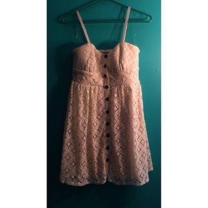 Wet seal white button up dress