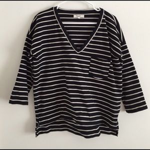 Madewell Top with Zipper Detail