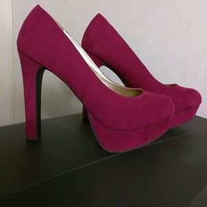 Pink high heels