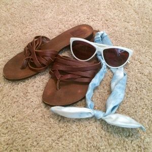 Vintage strappy sandals!