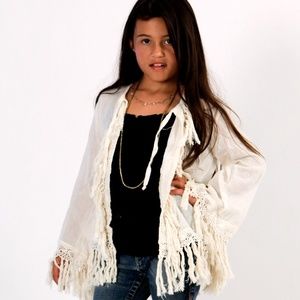 Jens little pirate booty for girls fringe jacket