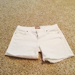 Paige denim size 26 white shorts
